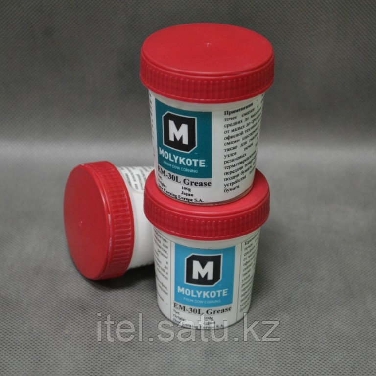 Смазка для пластиковых зубчатых передач Шастерни/Направляющие MOLYKOTE (EM-30L) 100гр. - фото 1 - id-p69472171