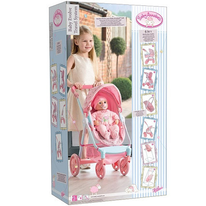 Коляска Baby Annabell многофункциональная (стульчик, качели, кресло) в коробке