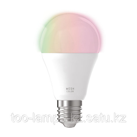 Лампа светодиодная 9W RGBW/CCT, стекло,LM-E27 A60 9W, фото 2