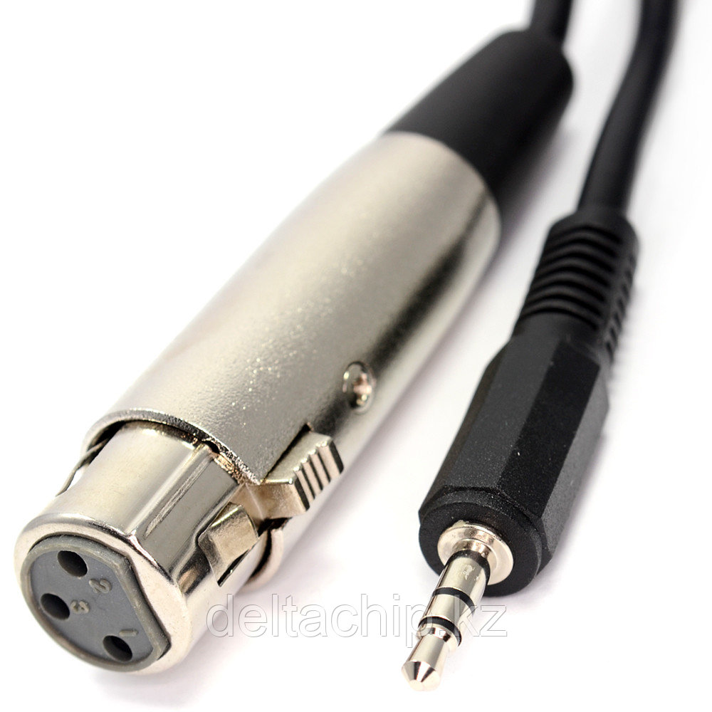 Шнур Jack 3.5mm на XLR 3м: купить с доставкой, по лучшей цене в Алматы ...
