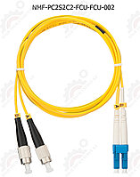 Шнур оптический соединительный, SM 9/125 OS2, FC/UPC-FC/UPC NMF-PC2S2C2-FCU-FCU-002 Шнур оптический соединительный, SM 9/125 OS2, FC/UPC-FC/UPC