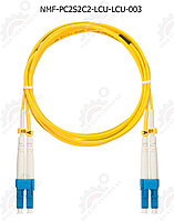 Шнур оптический соединительный, SM 9/125 OS2, LC/UPC-LC/UPC NMF-PC2S2C2-LCU-LCU-003 Шнур оптический соединительный, SM 9/125 OS2, LC/UPC-LC/UPC