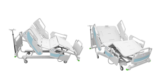 Кровать для пациентов с 4 моторами НВ01-С - фото 1 - id-p56799056