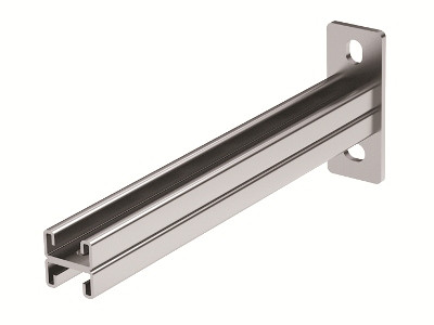 Консоль двойная, 41х21 мм, осн. 500