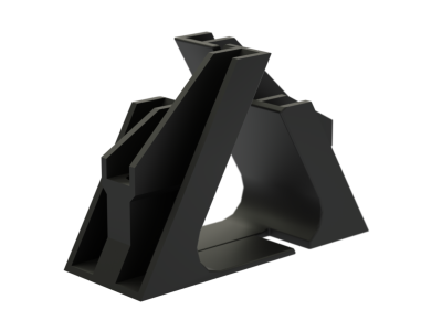 Кабельный держатель для крепления в треугольник, д. 30-40 мм, тип 2