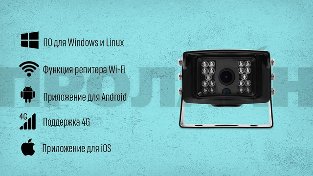 Компактная 3G 4G IP Wi-Fi видеокамера для улицы и помещений Proline IP-C754LH