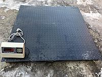 Весы платформенные, промышленные до 3000 кг. Размер 120 см на 120 см.