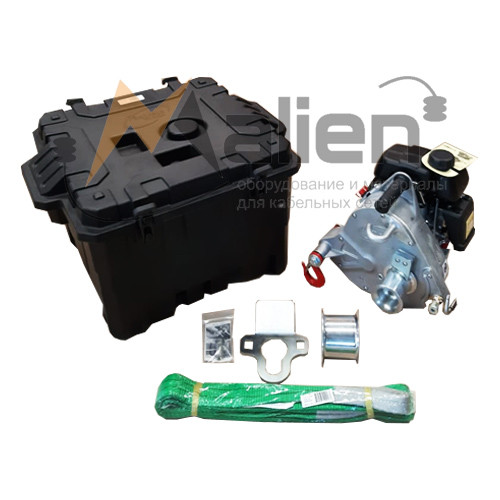 Лебедка бензиновая портативная Portable Winch PCW-5000 до 1000 кг (комплектация MAX)