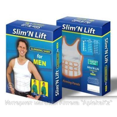 Slim N Lift (Слим Энд Лифт) мужская утягивающая майка, фото 2