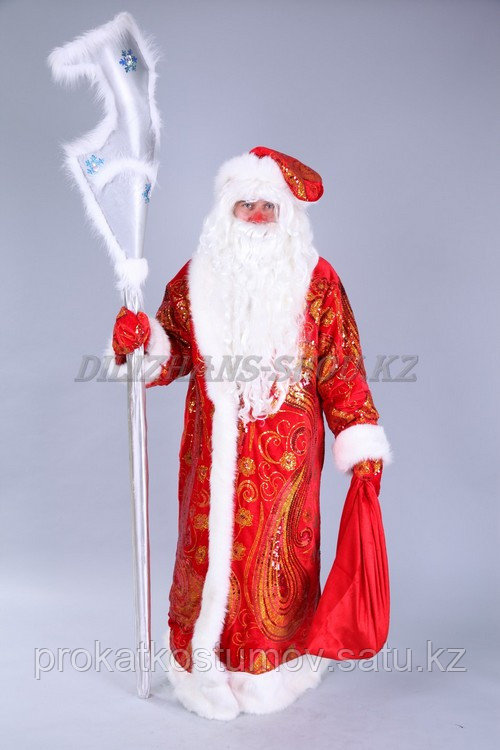Новогодний костюм "Дед Мороз" на прокат - фото 5 - id-p69522507