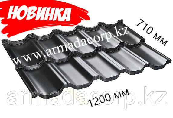 Металлочерепица Венеция 3D симметрик., фото 2