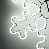 Новогодняя световая неоновая "Снежинка" 50х50 см (НФ-71), фото 2