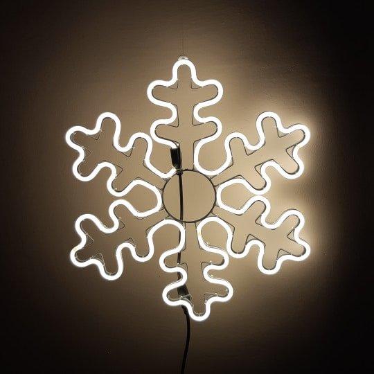 Новогодняя световая неоновая "Снежинка" 50х50 см (НФ-72)