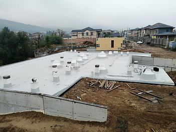 Гидроизоляция кровли ЖК Ремизовка ПВХ мембраной "ДЕКОПРАН", г.Алматы 2