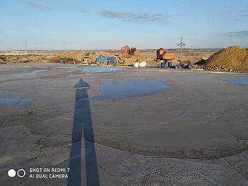 Гидроизоляция перекрытия накопительного резервуара ПВХ мембраной "ДЕКОПРАН", г.Степногорск 5