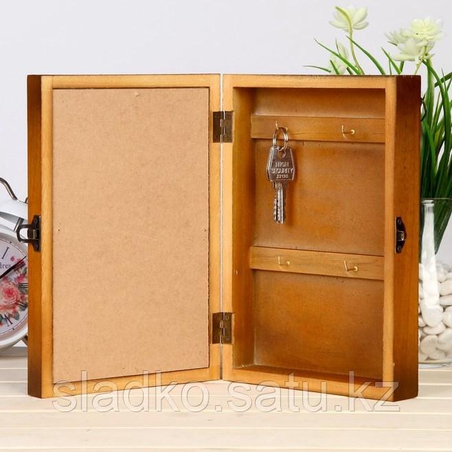 Ключница книжка деревянная Повар 24 х 16 х 5,5 см - фото 4 - id-p69547414