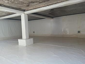 Гидроизоляция резервуара для воды ПВХ мембраной "ДЕКОПРАН", 1.5мм, г.Чу 1