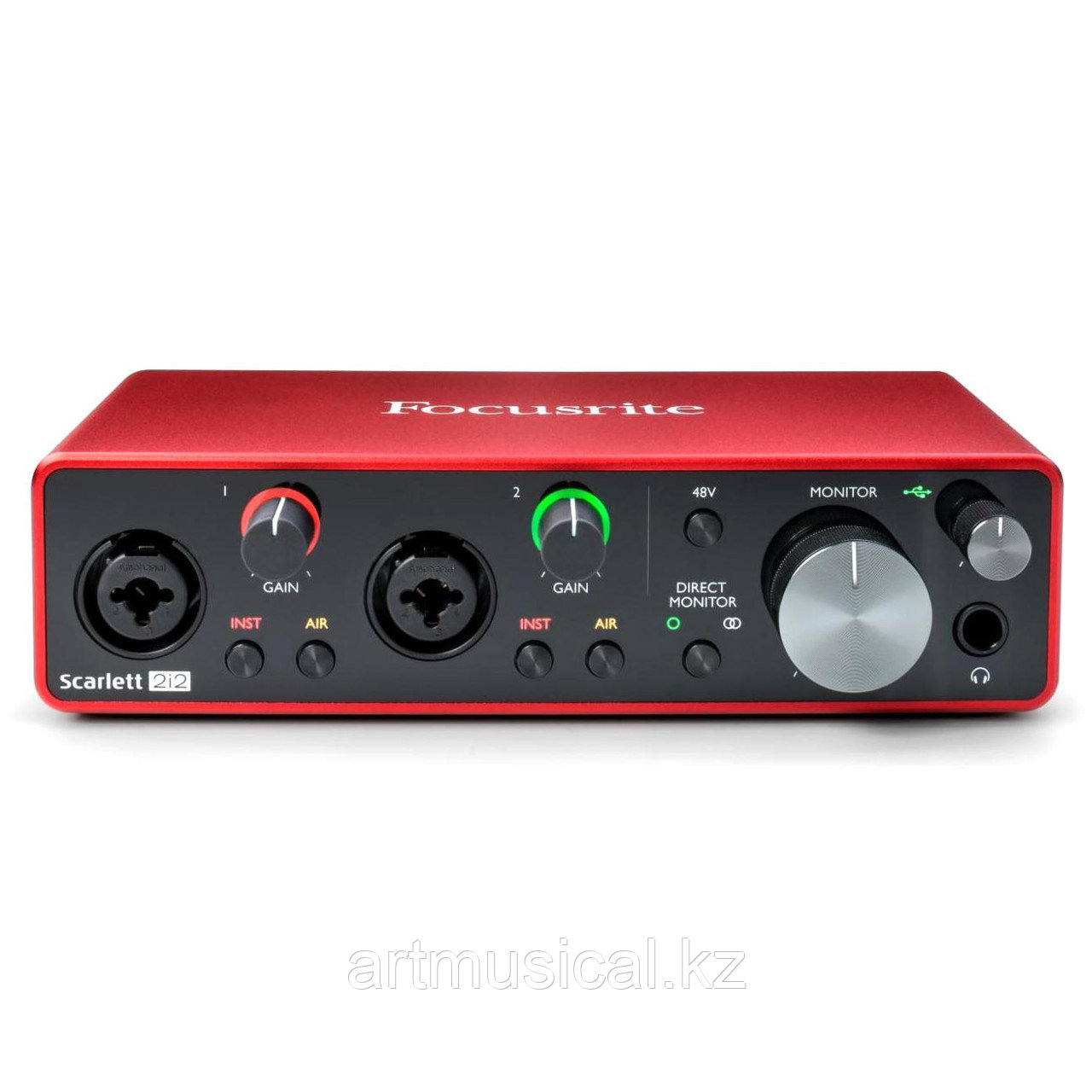 Звуковая карта Focusrite scarlett 2i2 3Gen купить по лучшей цене в Алматы