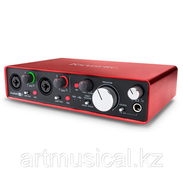 студийная звуковая карта Focusrite scarlett 2i4