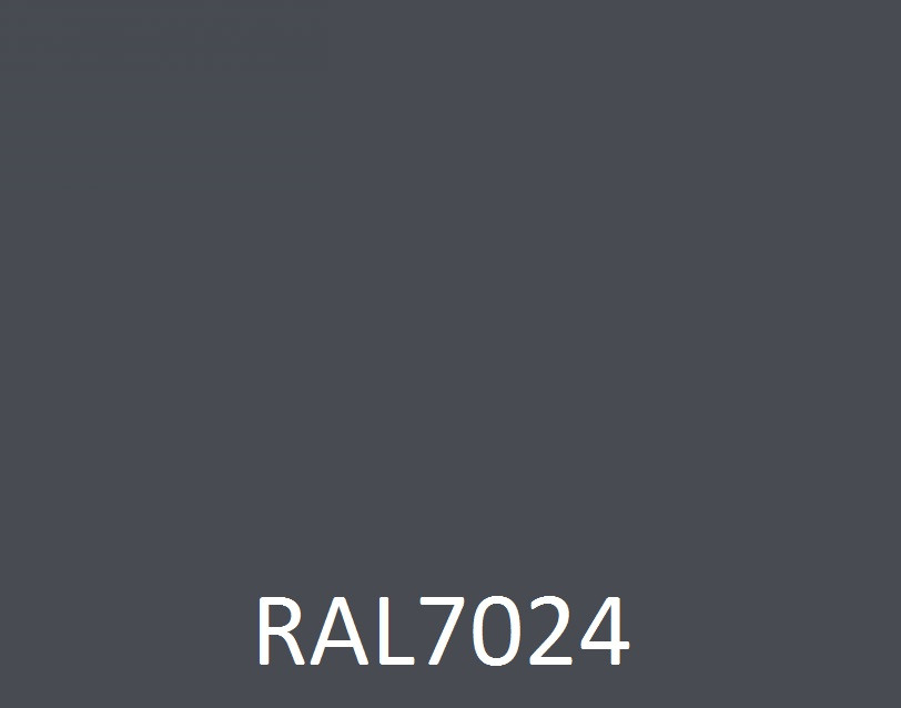 Профнастил С21 оцинкованный с полимерным покрытием глянец RAL7024 - фото 2 - id-p69550008