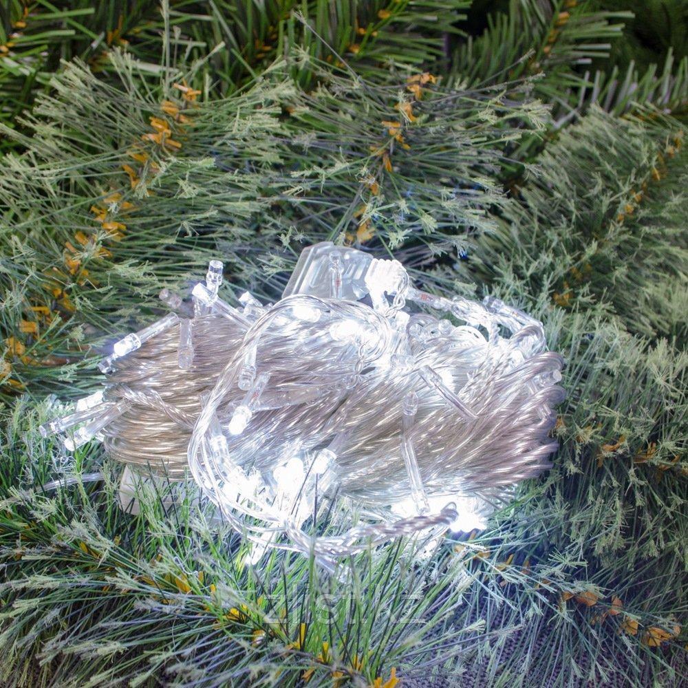 ГИРЛЯНДА СВЕТОДИОДНАЯ "НИТЬ" - 20 МЕТРОВ, 120 ЛАПОЧЕК, БЕЛЫЙ СВЕТ, СВЕТИТ ПОСТОЯННО, фото 1