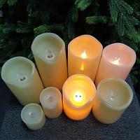 СВЕТОДИОДНЫЕ ДЕКОРАТИВНЫЕ СВЕЧИ НА БАТАРЕЙКАХ ОТ 5 ДО 15 СМ (ТЁПЛЫЙ СВЕТ), фото 4