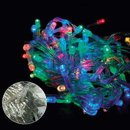 ЖАҢА ЖЫЛДЫҚ ЖАРЫҚДИОДТЫ "ЖІП" ГИРЛЯНДАСЫ - 10 МЕТР, 80 ШАМ, ТҮРЛІ-ТҮСТІ, ЖЫПЫЛЫҚТАЙТЫН