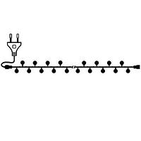 ГИРЛЯНДА СВЕТОДИОДНАЯ "ЗВЕЗДА" - 5 МЕТРОВ, 20 ЛАМПОЧЕК, ТЕПЛЫЙ СВЕТ, СВЕТИТ ПОСТОЯННО, фото 4