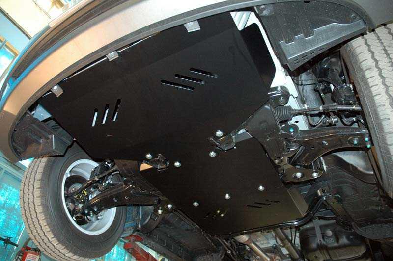 Защита радиатора + картера Hyundai H1 (Grand Starex) 2007-2018 V - 2.5d; АКПП; задний привод - фото 1 - id-p69576970
