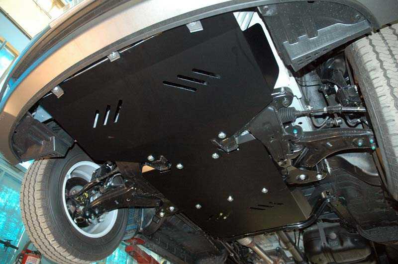 Защита радиатора + картера Hyundai H1 2007-2018, V - 2.5d; АКПП; задний привод