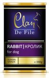 Clan De File 340г с кроликом консервы для собак