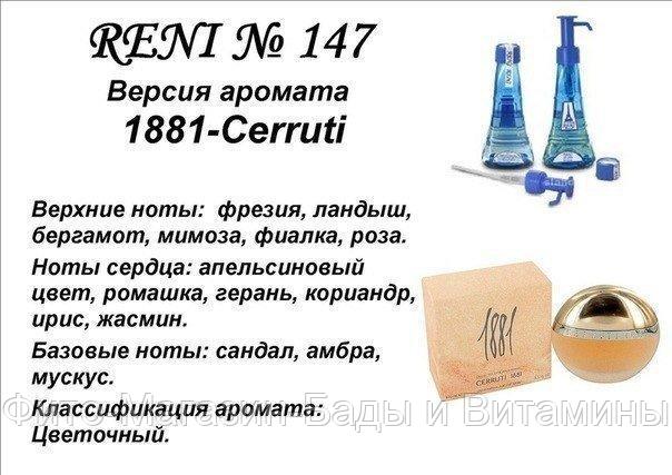 Духи на розлив 1881-Cerruti (CERRUTI) 100 мл женские