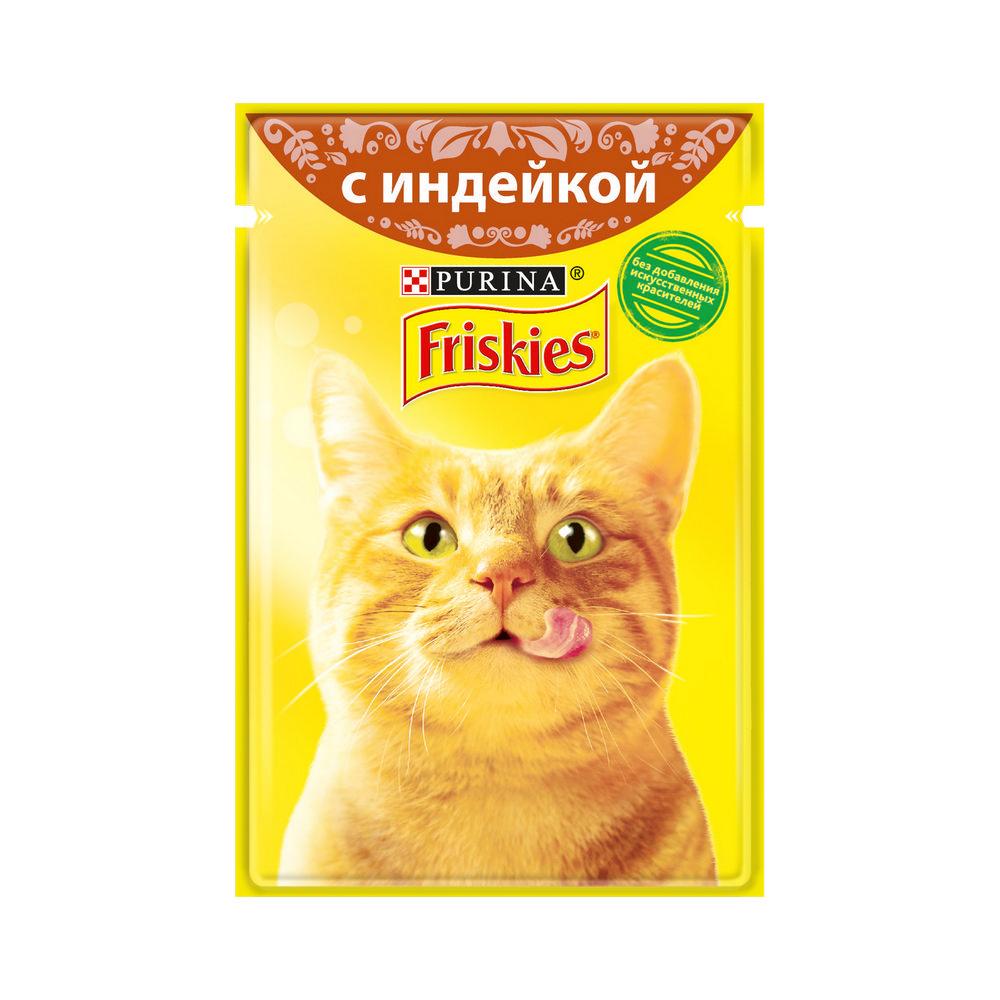 Фрискис Влажный корм для кошек с индейкой
