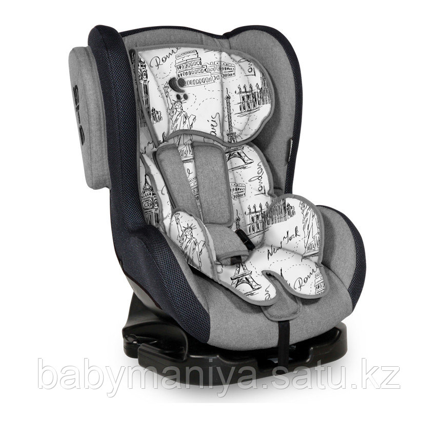 Автокресло Lorelli TOMMY (HB-EK) 0-18KG Серый / Grey Cities 1970