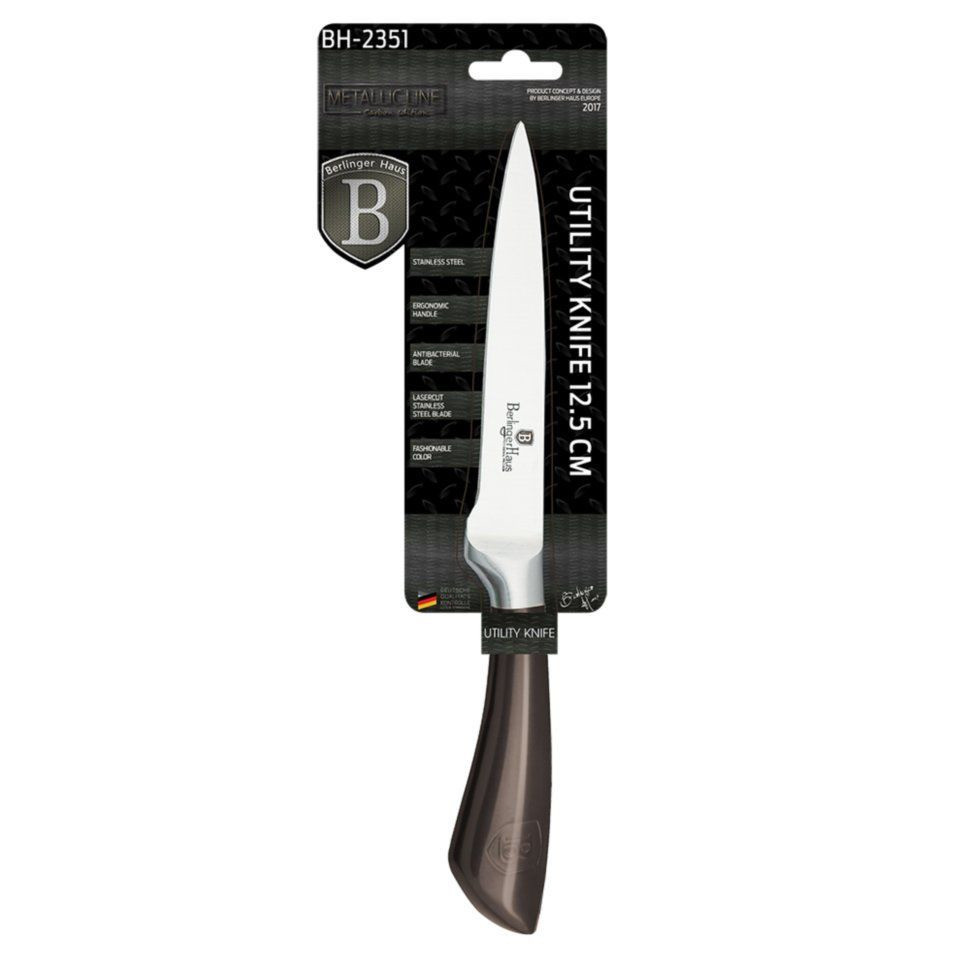Нож универсальный Berlinger Haus Carbon Metallic Line 12,5 см - фото 2 - id-p69600816