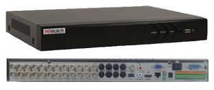 DS-H324/2Q - 24-х канальный Turbo HD5.0 TVI/AHD/CVI гибридный видеорегистратор с разрешением до 4MP на канал +