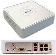 DS-N204P(C) - 4-х канальный сетевой видеорегистратор с разрешением записи до 4MP на канал, с 4-мя независимых