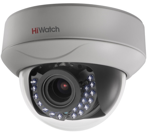 DS-T207 - 2MP HD-TVI мультиформатная (HD-TVI AHD CVI CVBS) уличная купольная варифокальная камера с