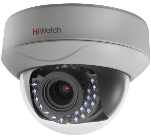 Камера видеонаблюдения DS-T207(B)(2.8-12.0mm) 2MPTVI AHD CVI CVBS уличная купольная варифокальная