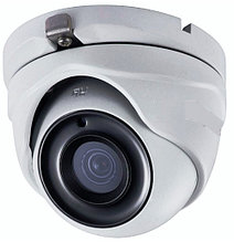 DS-T303 - 3MP HD-TVI уличная купольная камера с фиксированным объективом и ИК-подсветкой.