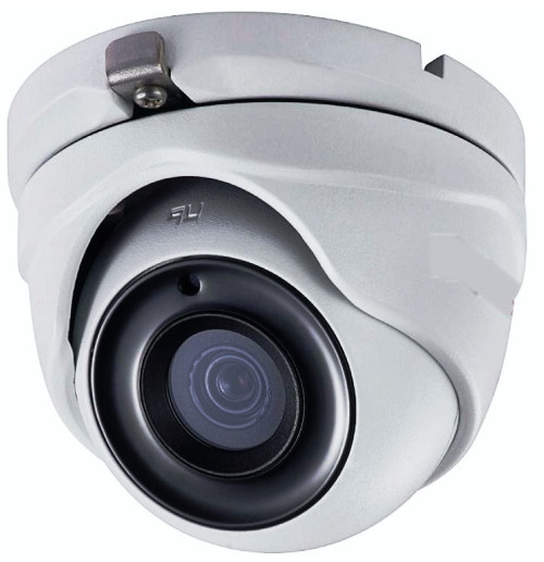 DS-T503(C) - 5MP HD-TVI уличная купольная камера с фиксированным объективом и ИК-подсветкой.