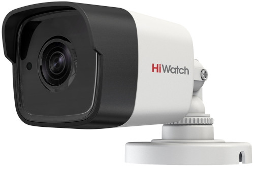 DS-T500 - 5MP HD-TVI уличная цилиндрическая камера видеонаблюдения с фиксированным объективом и ИК-подсветкой.