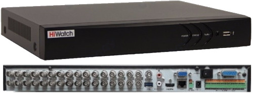 DS-H332/2Q - 32-х канальный Turbo HD4.0 TVI/AHD/CVI гибридный видеорегистратор с разрешением до 4MP на канал +