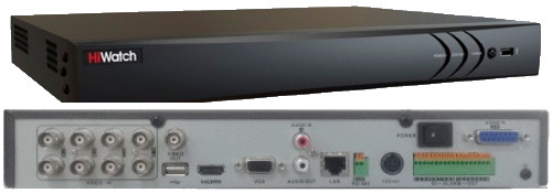 DS-H208TA - 8-ми канальный Turbo HD5.0 гибридный видеорегистратор с поддержкой 4-х камер TVI/AHD/CVI/CVBS с