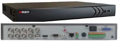 DS-H208UP - 8-ми канальный Turbo HD5.0-TVI/AHD/CVI/CVBS* гибридный видеорегистратор с разрешением записи до