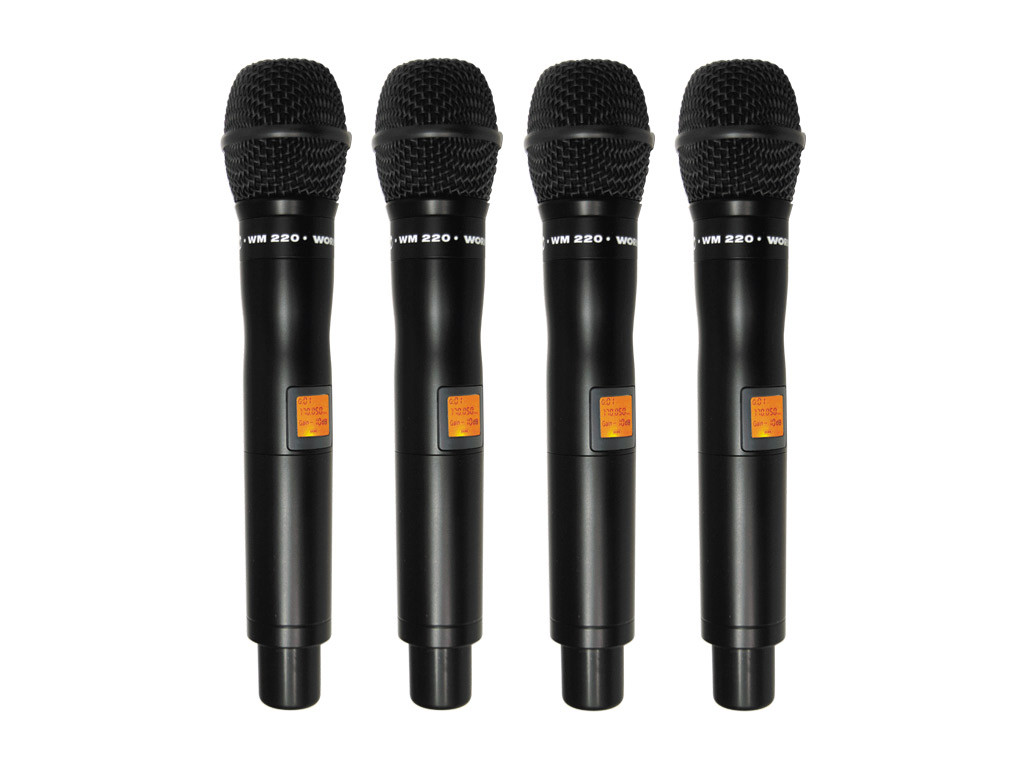 Комплект из 4-х беспроводных микрофонов WORK WR 4200/1