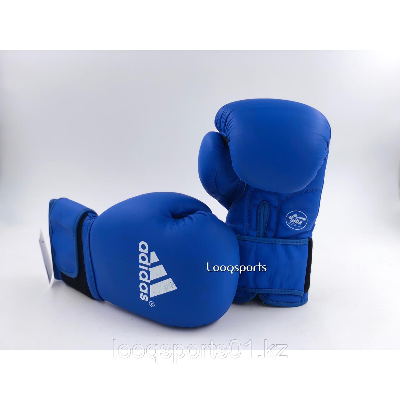 Боксерские перчатки Adidas Aiba (кожа)