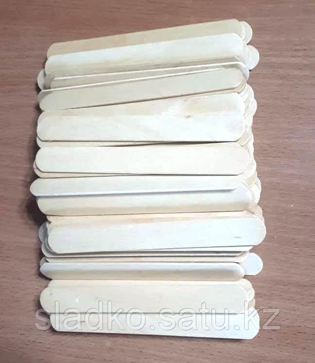 Набор палочек для мороженого и депиляции 100 шт прямые широкие 14 х 1,7 см