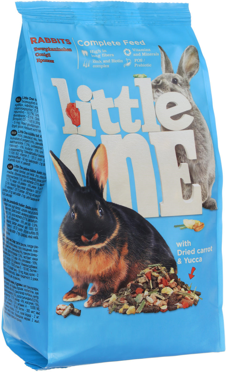 Little One полнорационный корм для кроликов, 400 гр