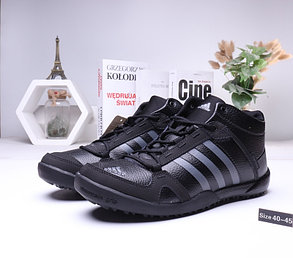 Зимние кроссовки Adidas ( 40-44) Мех+Кожа, фото 2